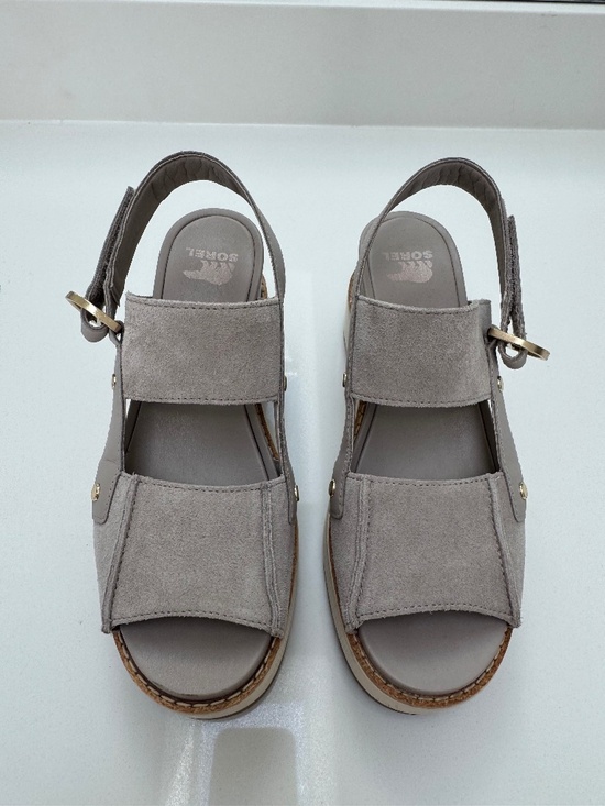 Sorel Shoes - Sorel Joanie iv platform wedge sandal, crushed clay.